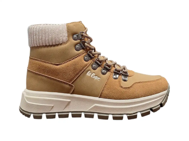 Obrázok z Lee Cooper LCJ-26-03-4526L Dámska zimná členková obuv hnedá