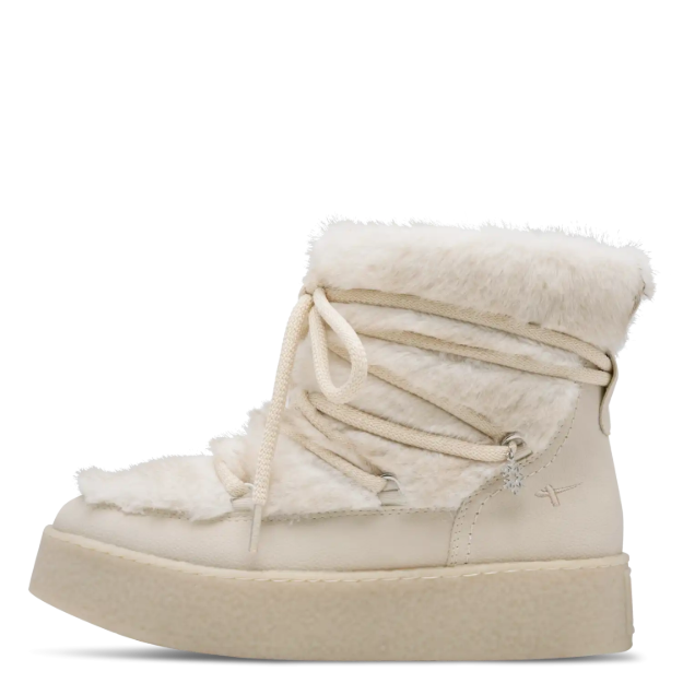 Obrázok z Tamaris 1-26802-47-418 Dámske zimné členkové topánky ivory