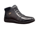 Obrázok z Wild R732-00 Dámske celokožené členkové topánky čierne