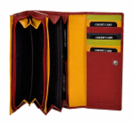 Obrázok z Dámská peněženka BHPC Colorfull long - červená BH-2966-02 červená