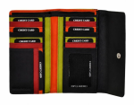 Obrázok z Dámská peněženka BHPC Colorfull long combi - černá BH-2967-01 černá