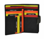 Obrázok z Dámská peněženka BHPC Colorfull combi flap BH-2969-01 černá