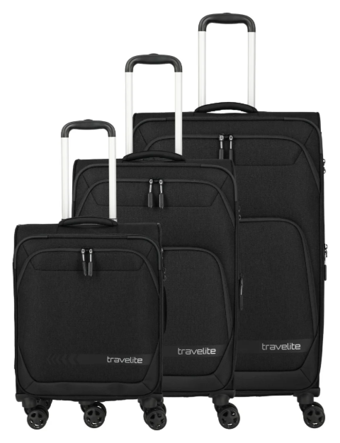 Obrázok z Travelite Kick Off 4w S, M exp, L exp Black S: 37 l / M: 69/73 l / L: 110/117 L