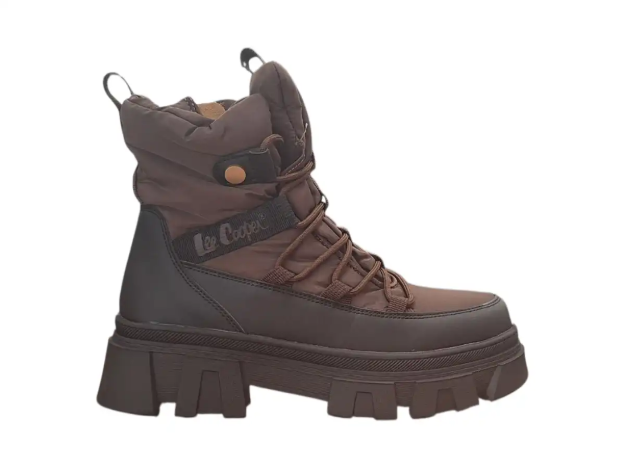 Obrázok z Lee Cooper LCJ-26-01-4631L Dámska zimná členková obuv hnedá