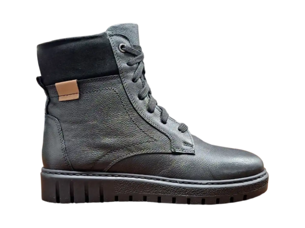 Obrázok z Wild R900-16VJ-01 Dámska zimná členková obuv čierna