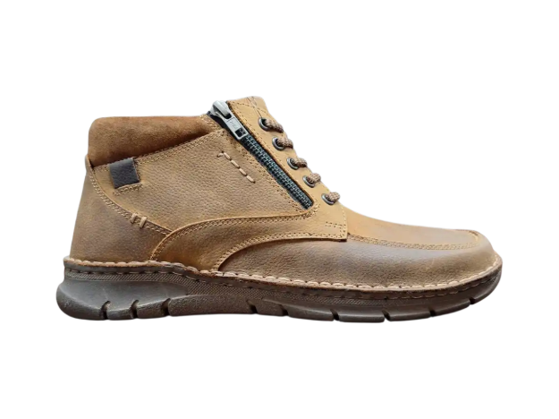 Obrázok z Wild W162-15VJ-76 Pánske zimné členkové topánky cognac