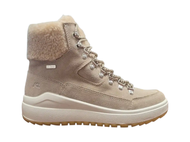 Obrázok z JACALU A2844z41 Dámske zimné členkové topánky beige