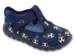 Obrázok z BEFADO 627P024 papučky FLEXI s motívom futbalových lôpt