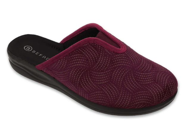 Obrázok z BEFADO 551D020 papuče HOME GO bordové