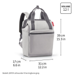 Obrázok z Reisenthel Allrounder R Boucle Black 12 L